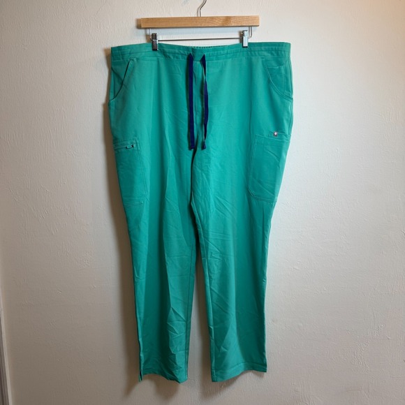 FIGS Womens XXL Yola Skinny Scrub Pants Surgical Green - Picture 1 of 10